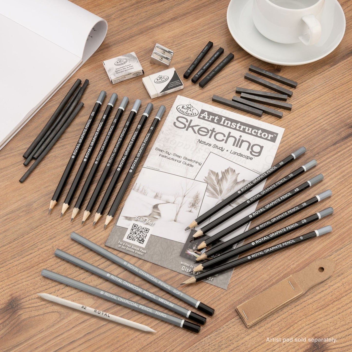 AIS-SKT3105 - Sketching Clearview Art Set - 35pc glam 2