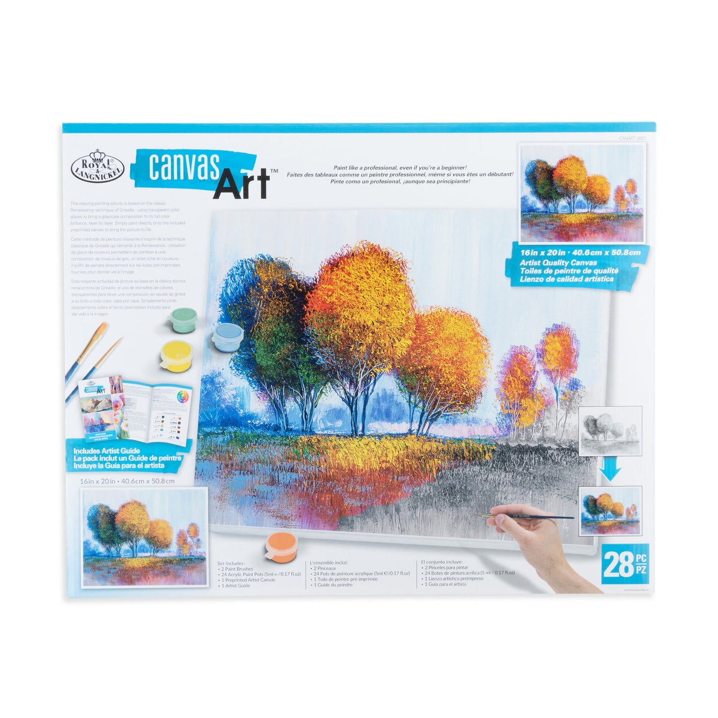 CANART-2001 | Canvas Art™ Landscape Trees