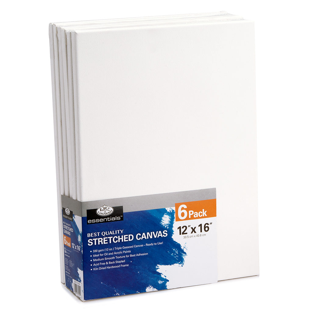 CNVB-1216-6 | 6-pack 12" x 16" Canvas Board