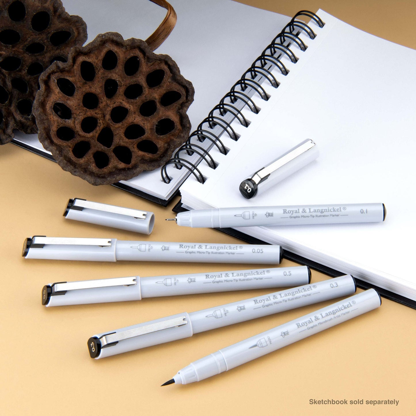 MARK-2501 | 5pc Graphic Illustration Markers