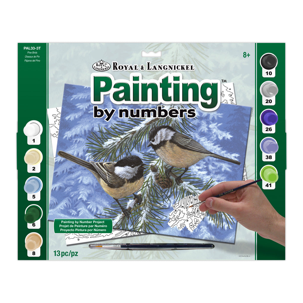 Royal & Langnickel My First Painting By Number Kitten And Puppy Designed Painting Set (Pack Of 2