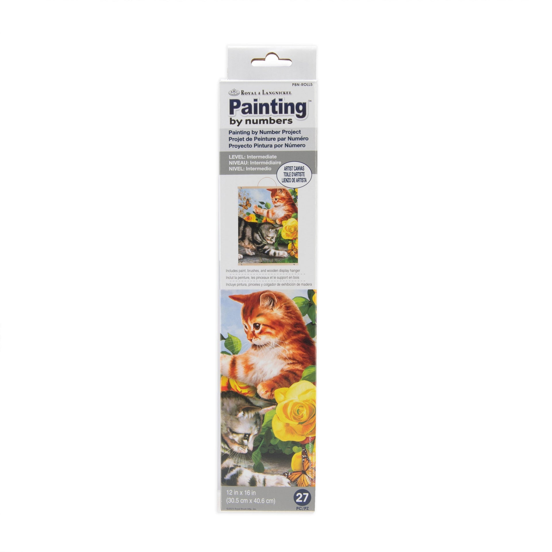 Royal & Langnickel - Kit per dipingere con i numeri formato A4 gattino Royal & Langnickel - Kit per dipingere con i numeri formato A4 gattino