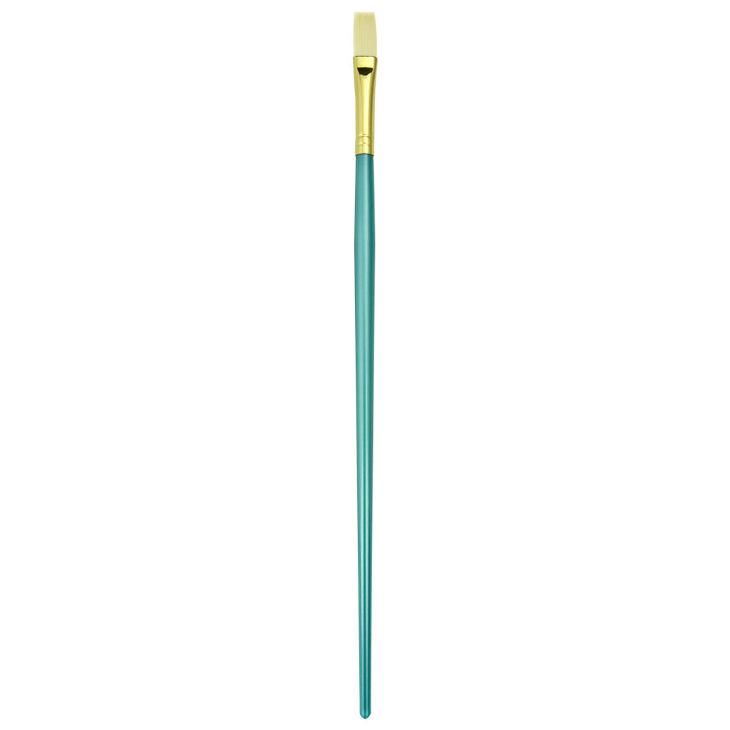 R38F-4 - Menta™ 38 Series White Bristle Flat Brush - 4