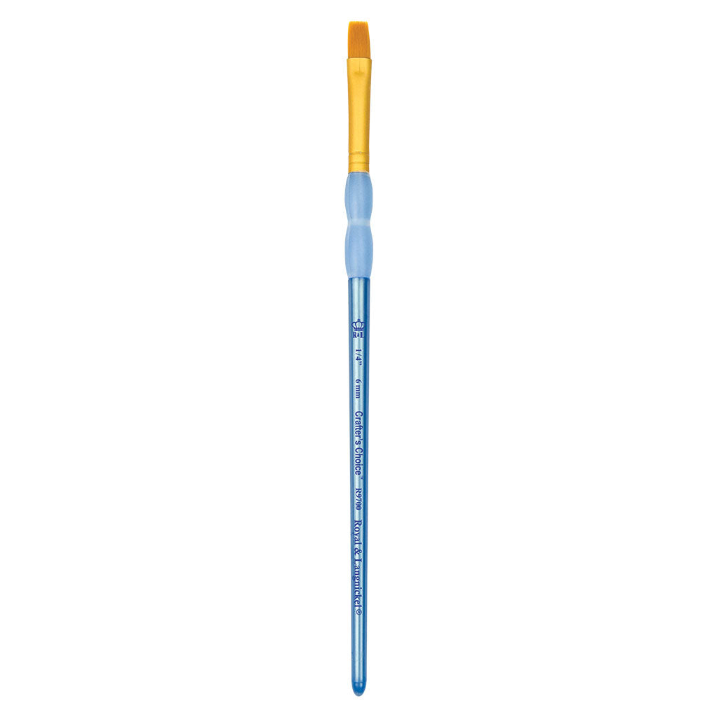 R9700-1/4" - Crafter’s Choice™ Golden Taklon Wash Brush - 1/4"