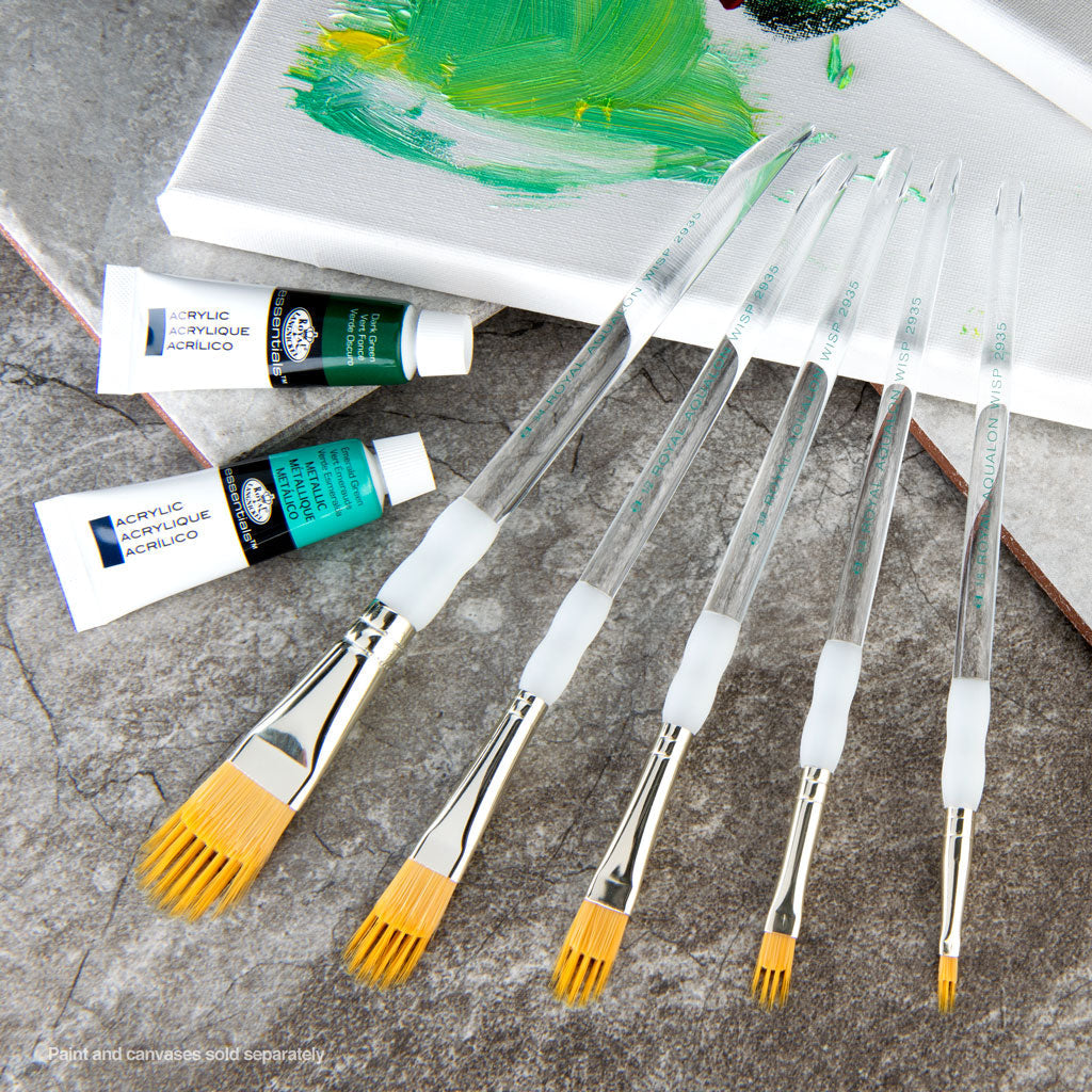 RAQUA-201 | Aqualon Wisp™ 5pc Filbert Brush Set