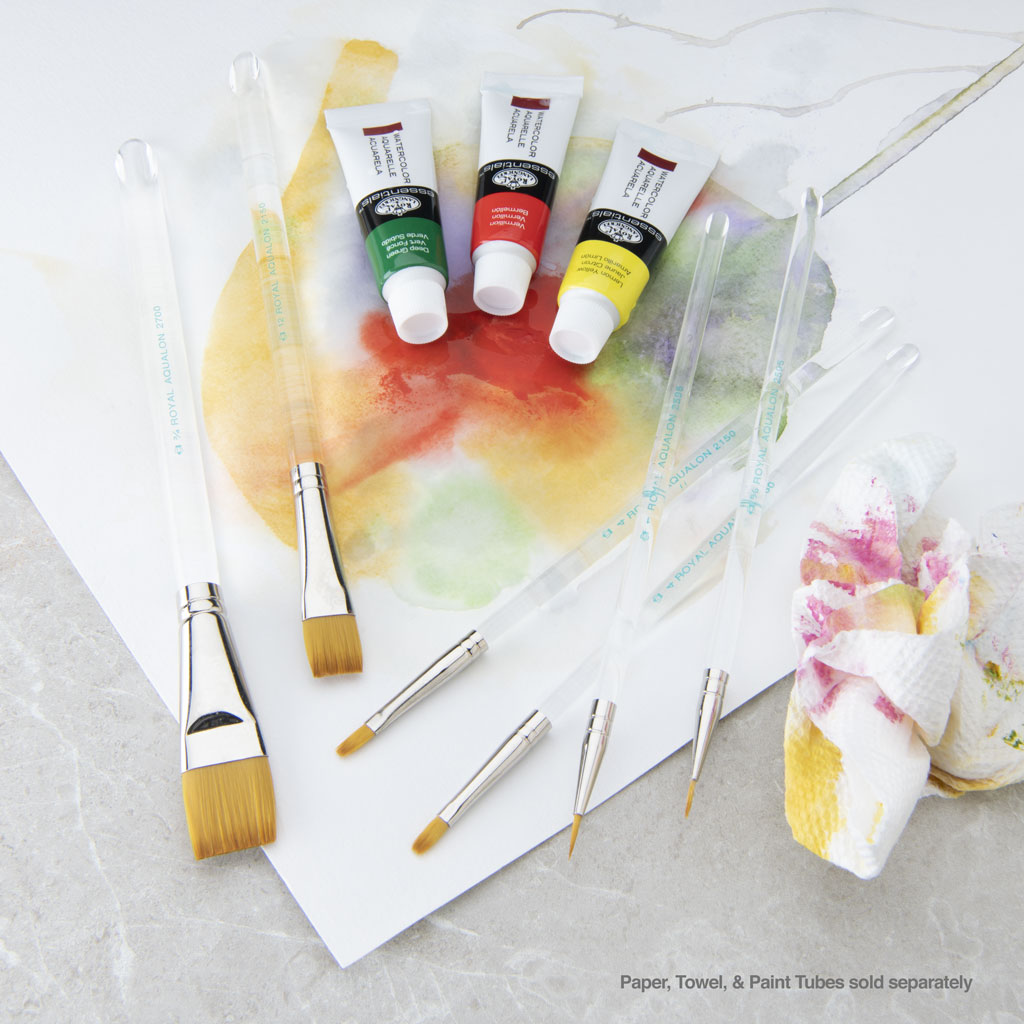 RAQUA-DEC | Aqualon™ 6pc Decorative Painting Brush Set