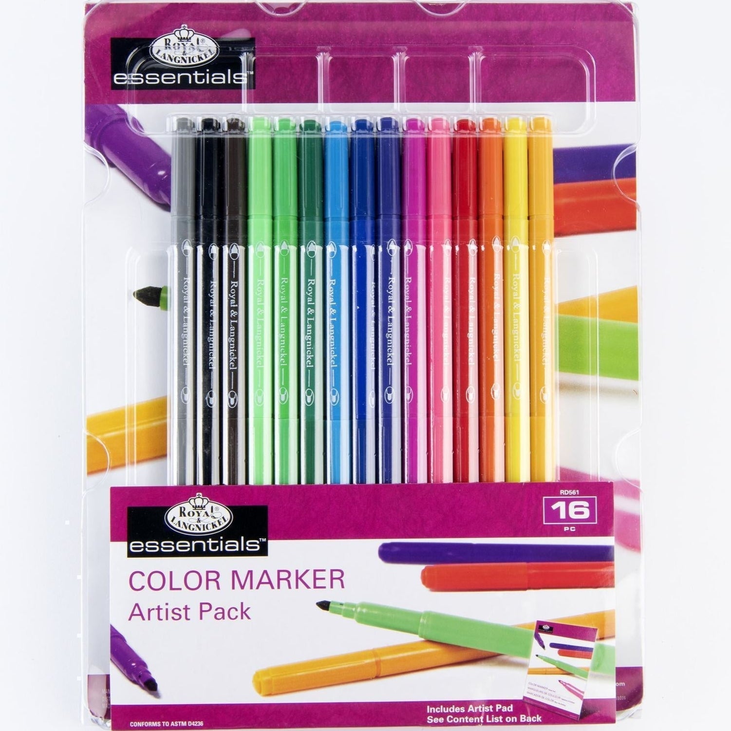 RD561 | Color Marker Artist Pack - 16pc – Royal & Langnickel