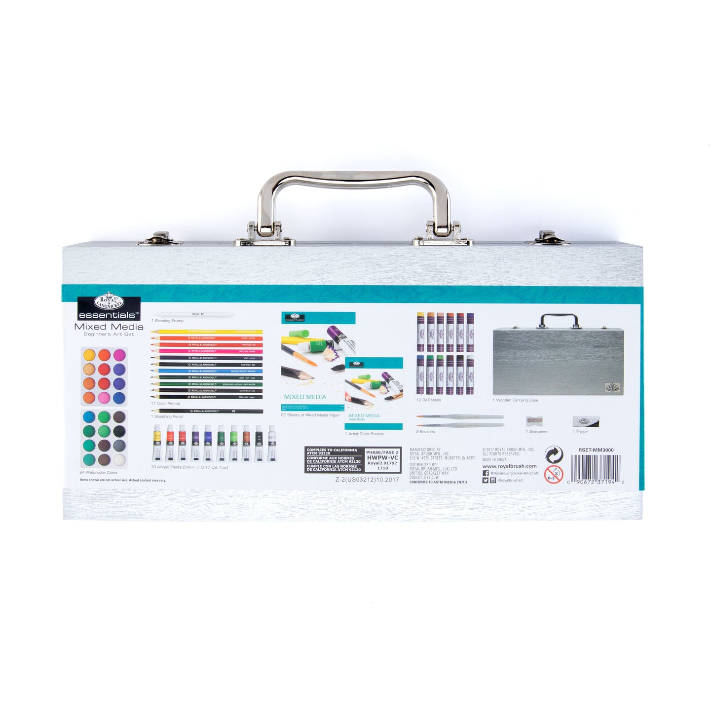 RSET-MM3000 | Essentials™ 85pc Mixed Media Beginners Travel Art Set