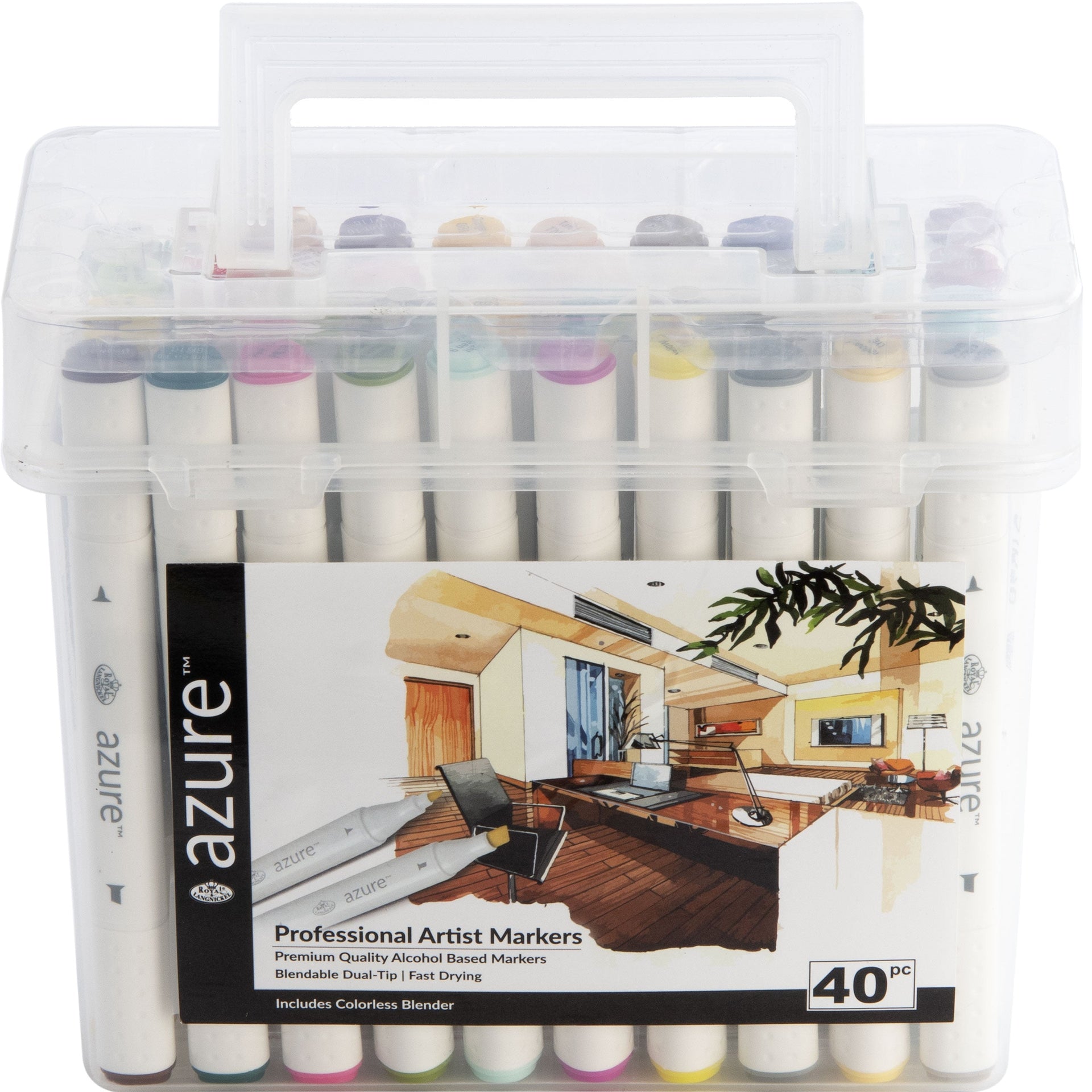 RM-BAS40 - 40pc Azure Marker Set package front