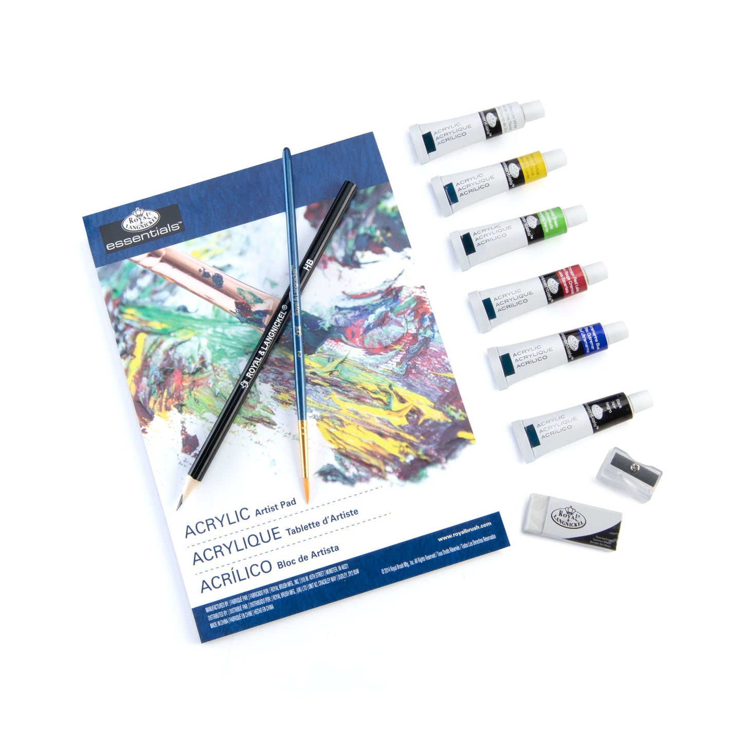 RSET-ART3404 | Acrylic Art Set - 12pc