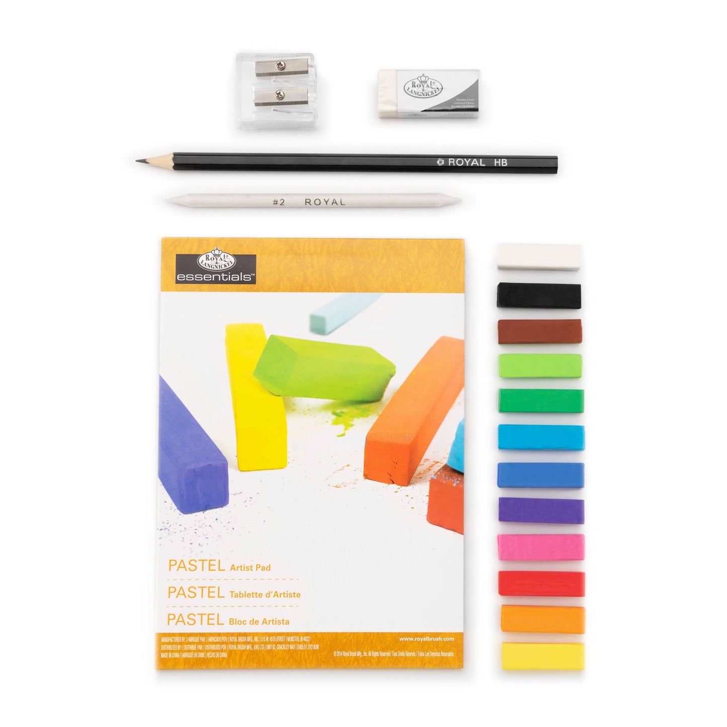 RSET-KCSP | Essentials™ 18pc Soft Pastel Keep N' Carry Travel Art Set