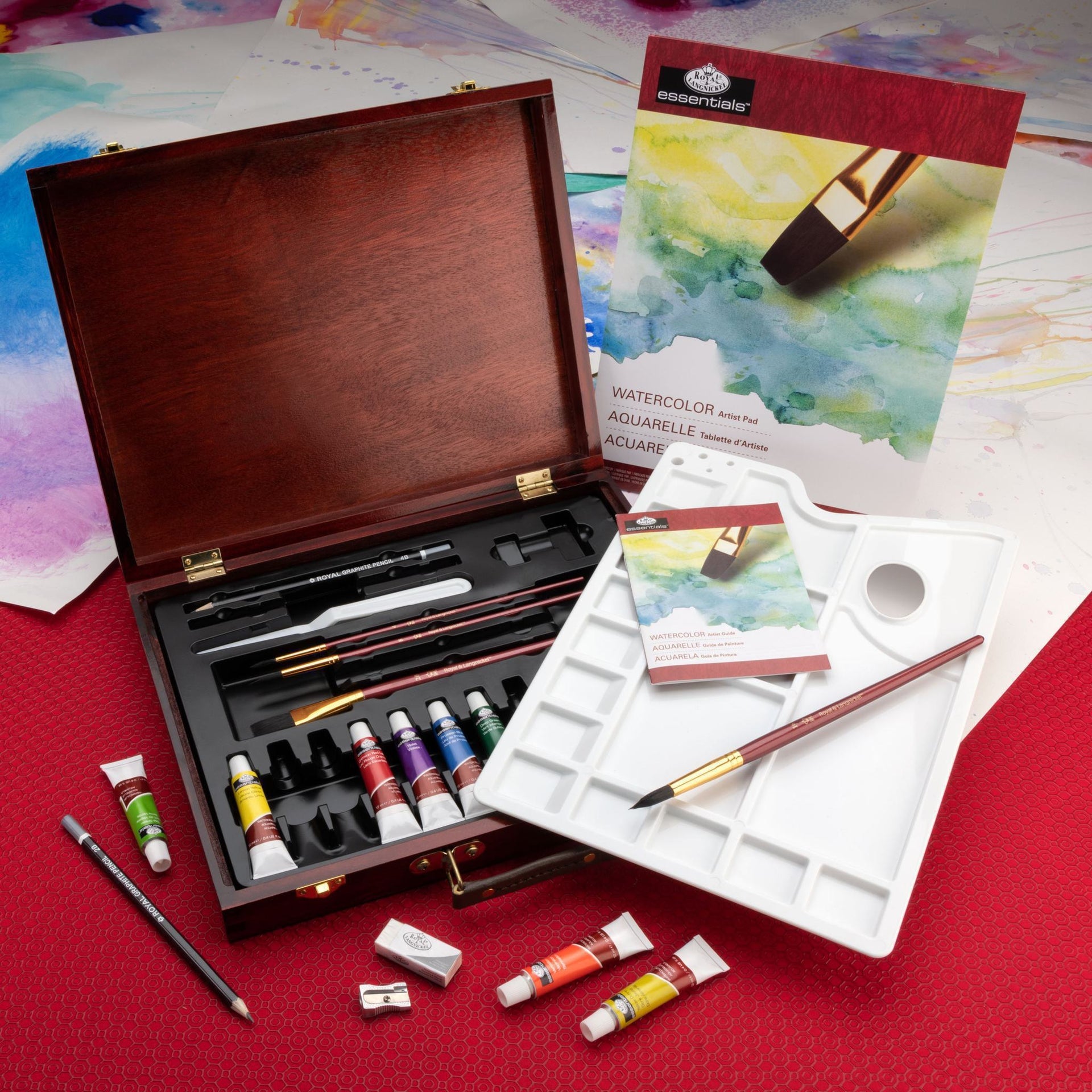 RSET-WAT2030 - Essentials™ 25pc Watercolor Painting Travel Art Set glam 3