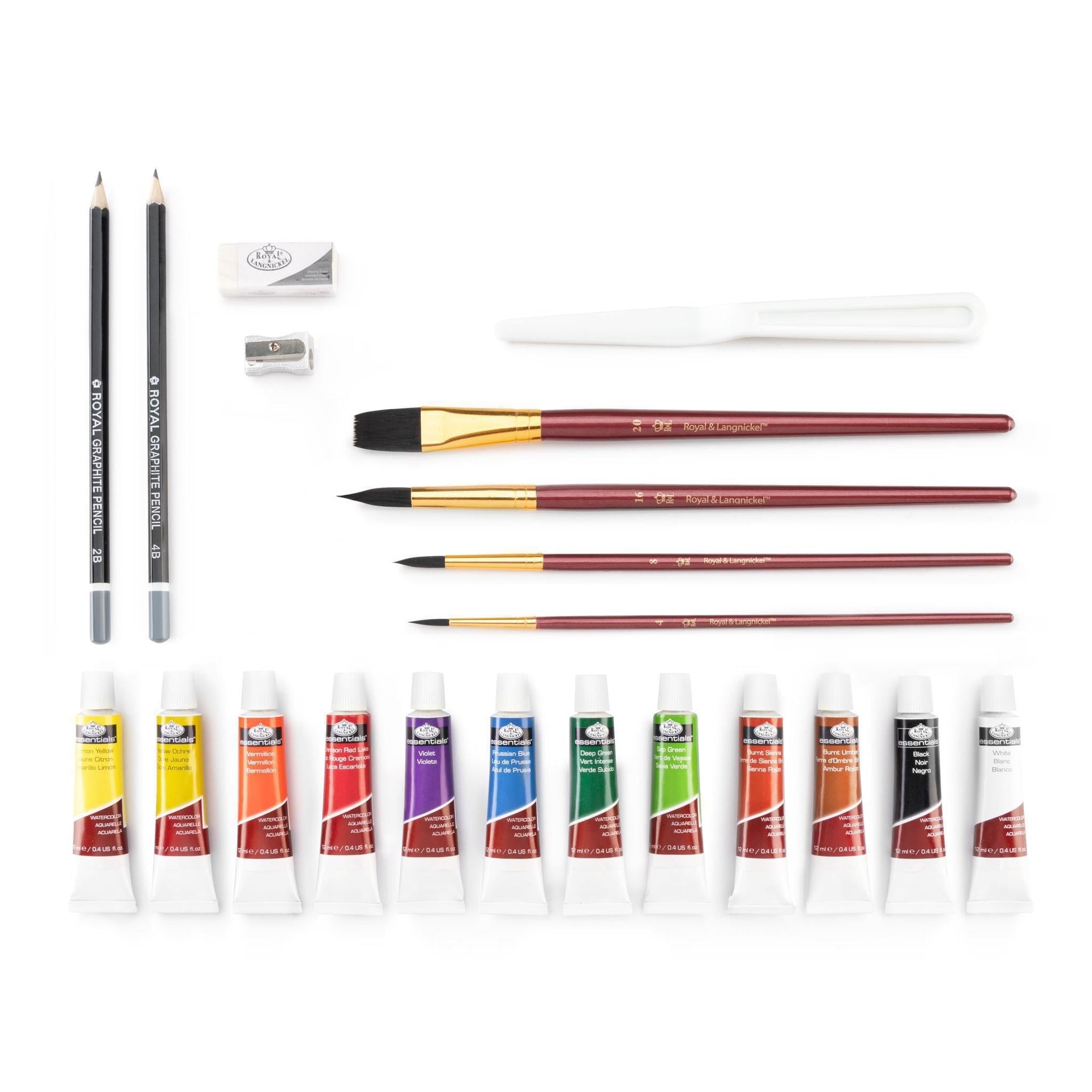 RSET-WAT2030 - Essentials™ 25pc Watercolor Painting Travel Art Set glam 6