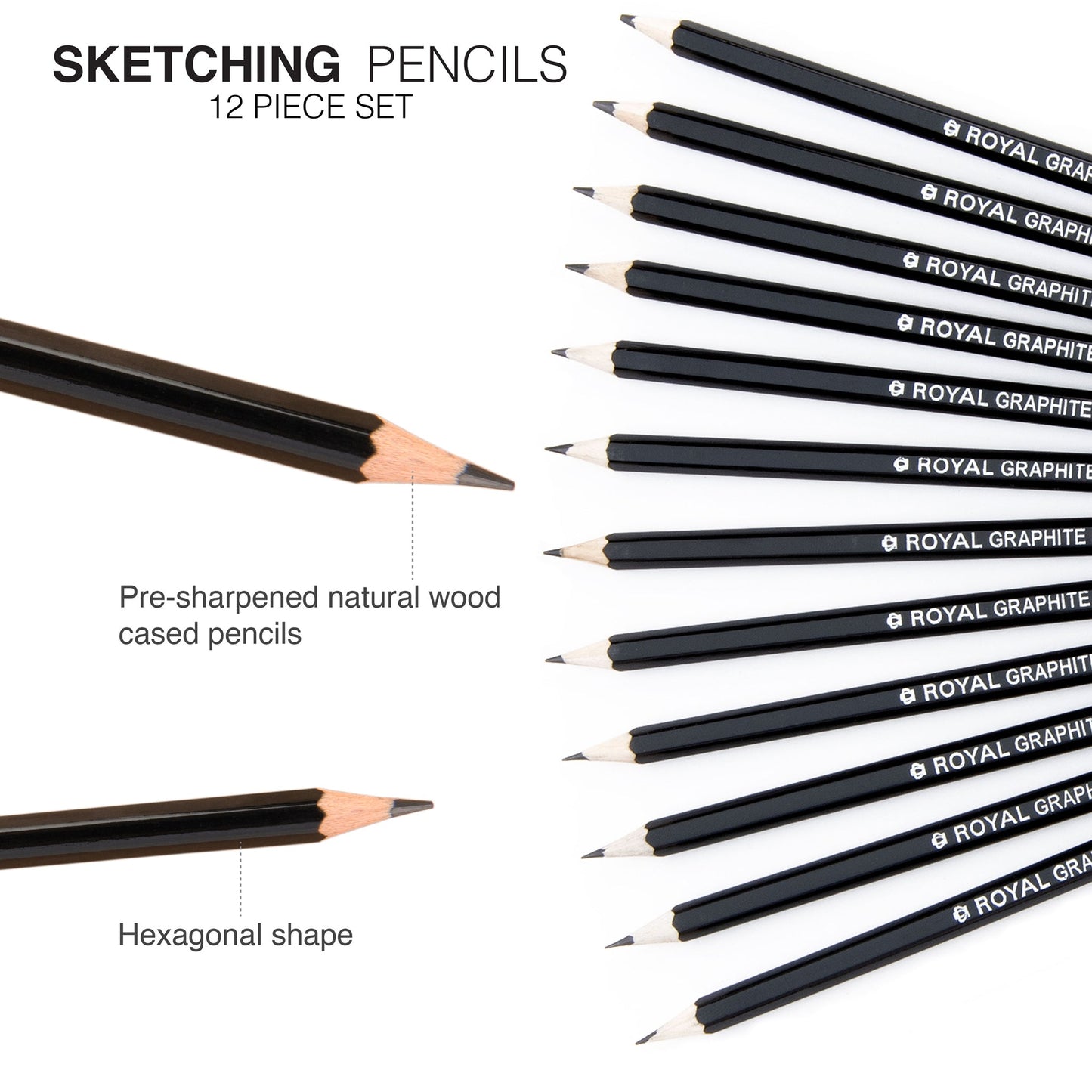 SPEN-12 | Sketching Pencil Set - 12pc