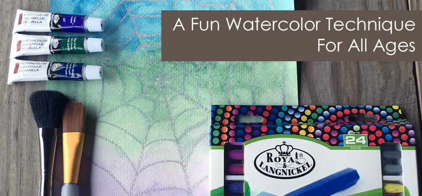 A Fun Watercolor Technique For All Ages