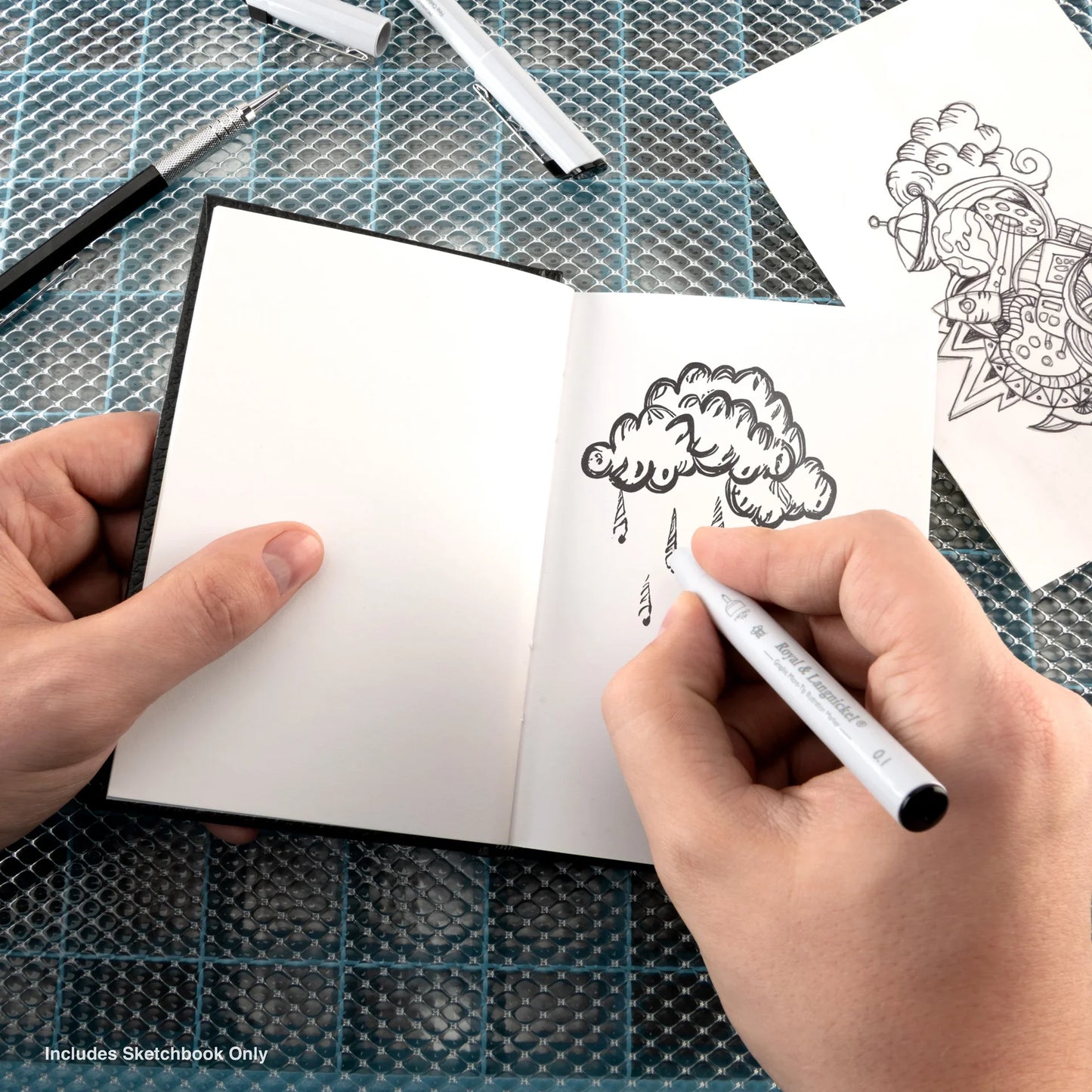 SKT46-401 | 4" x 6" Black Sketchbook