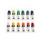 ACR12-12 - 12pc 12ml Acrylic Paint glam on white