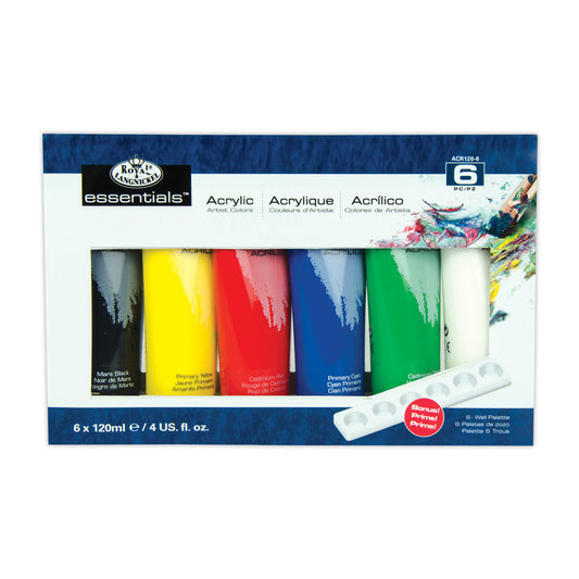 ACR120-6 - Acrylic Paint 6-Pack - 120 ml