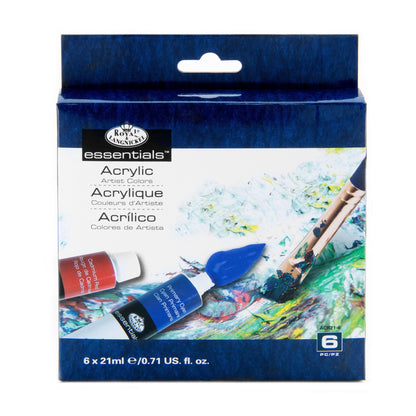 ACR21-6 - 6pc Acrylic Paint Packs - 21 ml front packaging