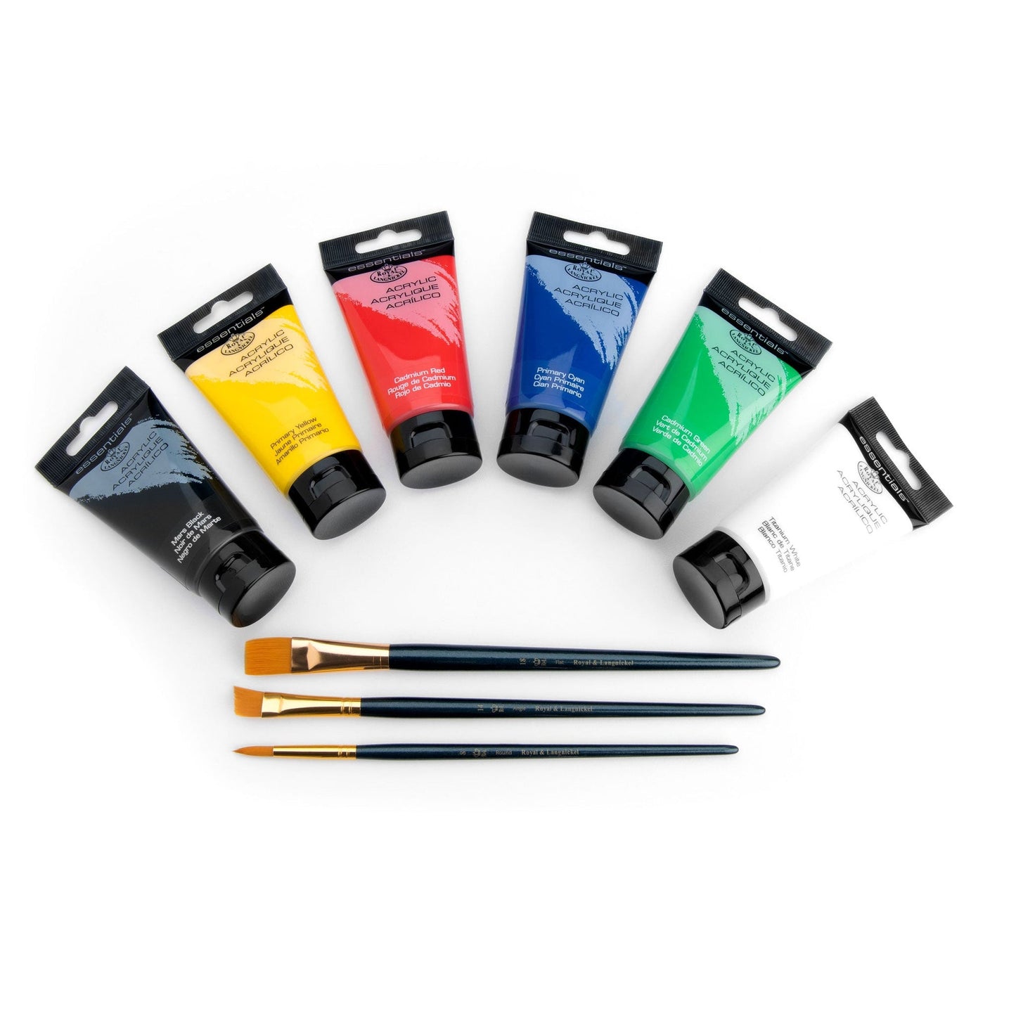 ACR75-6B paint tubes and brushes