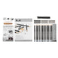 AIS-102 - Facial Features Sketching Art Set - 35pc glam 4