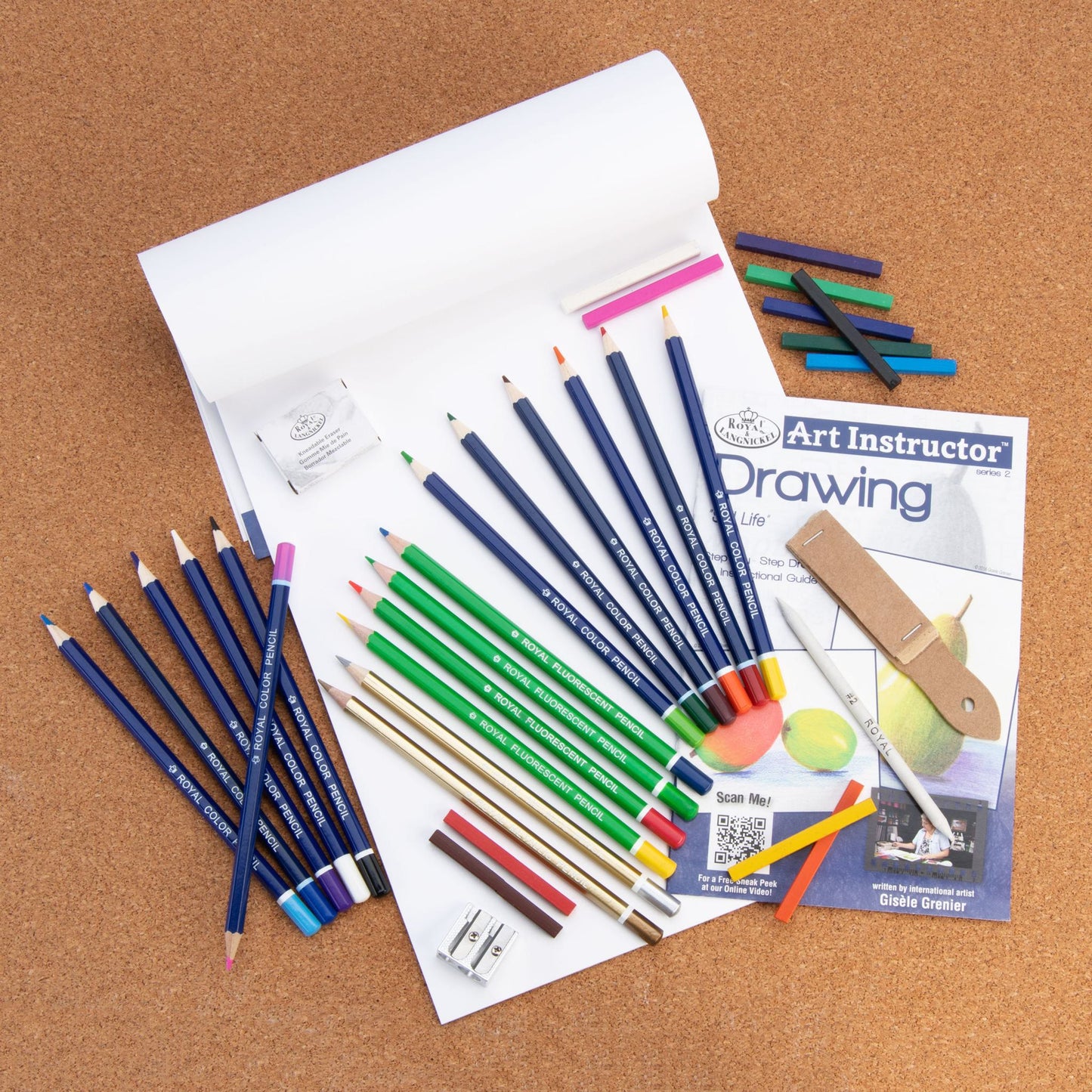 AIS-103 - Still Life Drawing Art Set - 36pc glam 2