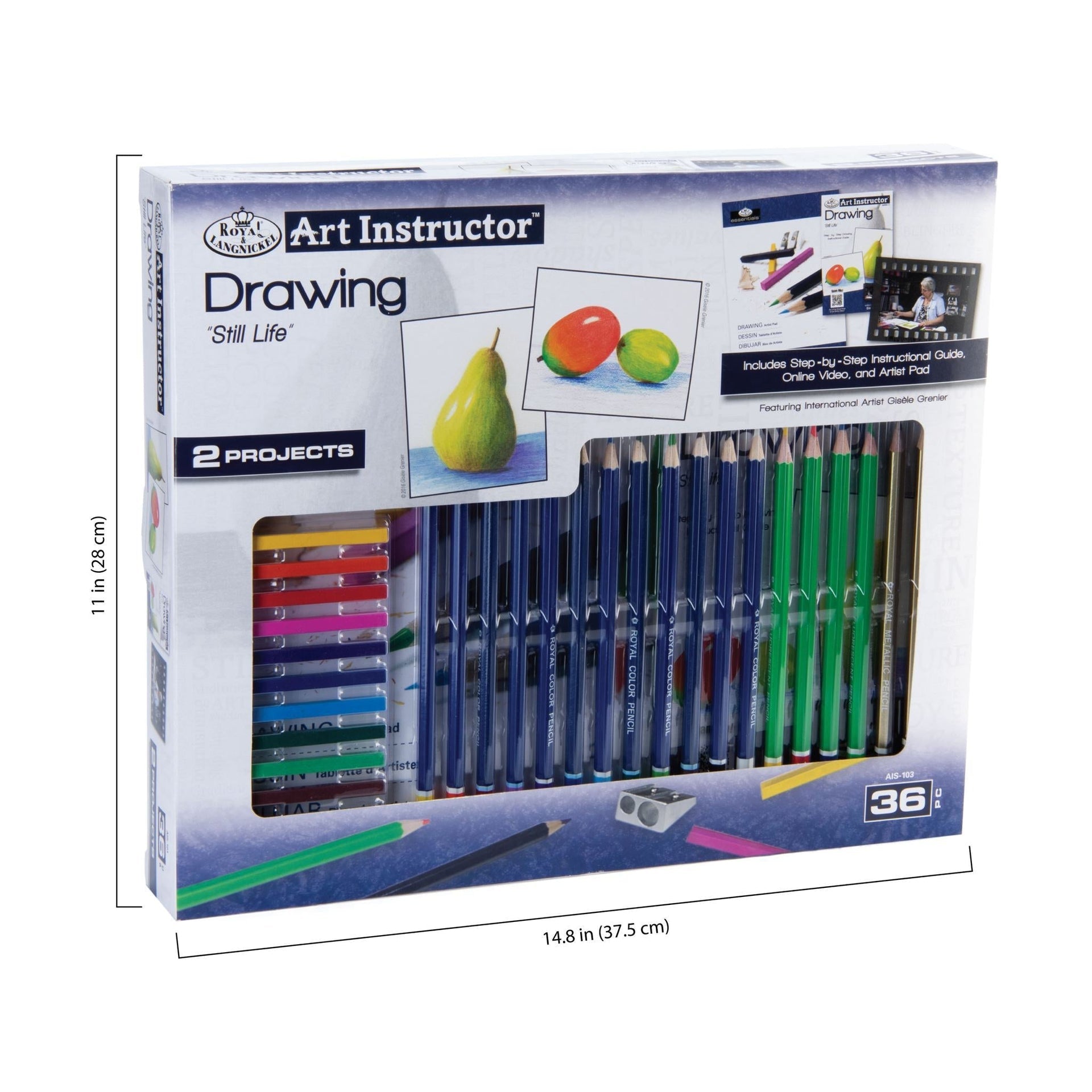 AIS-103 | Still Life Drawing Art Set - 36pc – Royal & Langnickel