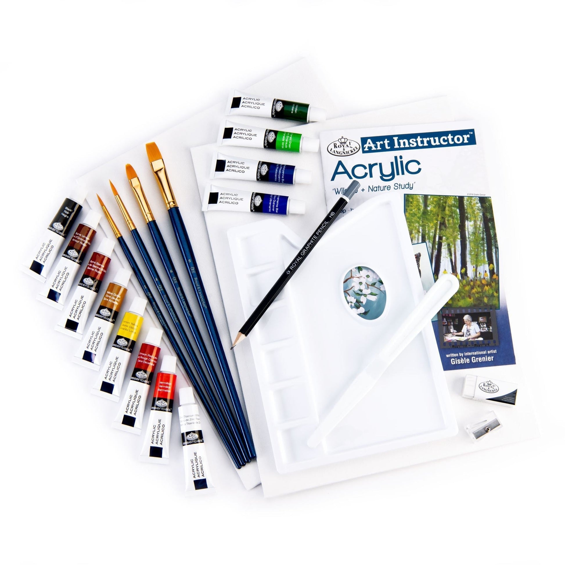 AIS-104 - Wildlife + Nature Study Acrylic Art Set - 24pc glam 3