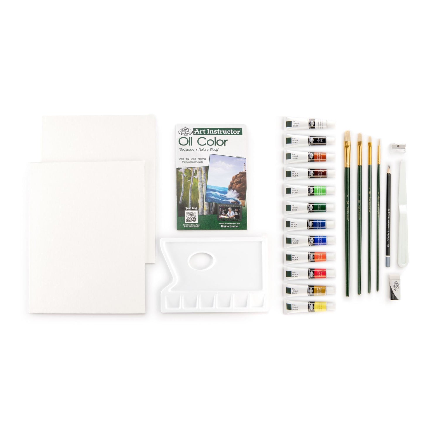 AIS-106 - Seascape + Nature Study Oil Color Art Set - 24pc glam 4