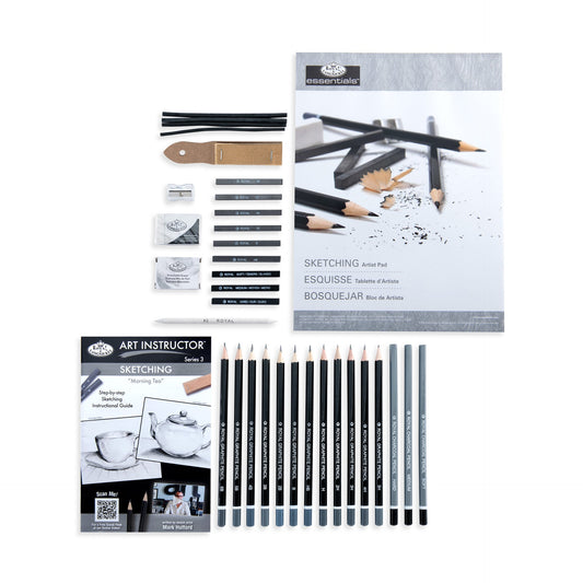 AIS-110 | Royal & Langnickel 35pc Art Instructor Sketching Art Set - Morning Tea