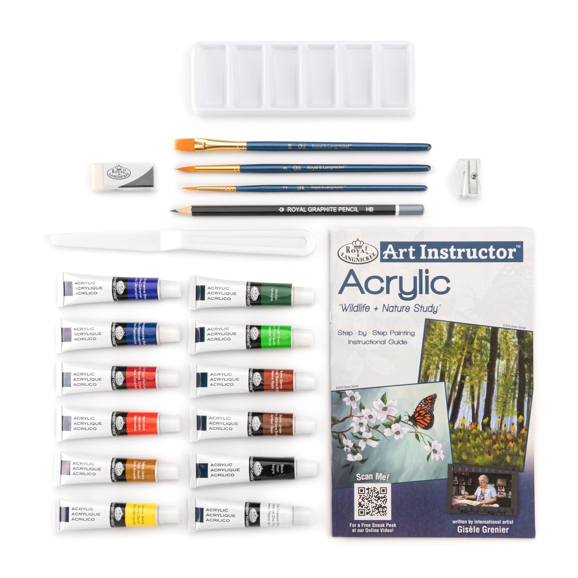 AIS-ACR3103 - Acrylic Clearview Art Set - 22pc glam 1