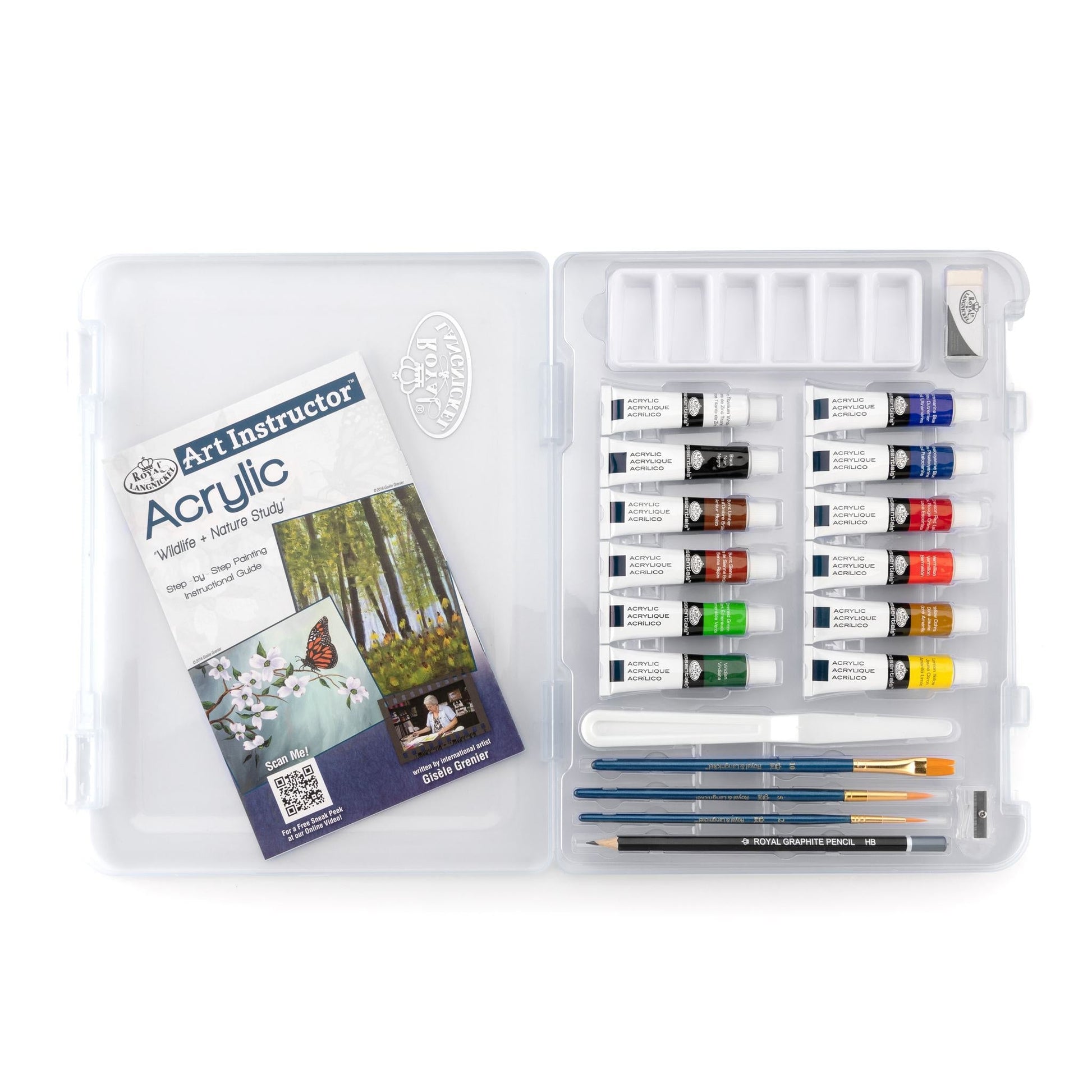 AIS-ACR3103 - Acrylic Clearview Art Set - 22pc glam 4