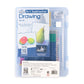 AIS-DRW3104 - Drawing Clearview Art Set - 36pc packaging back