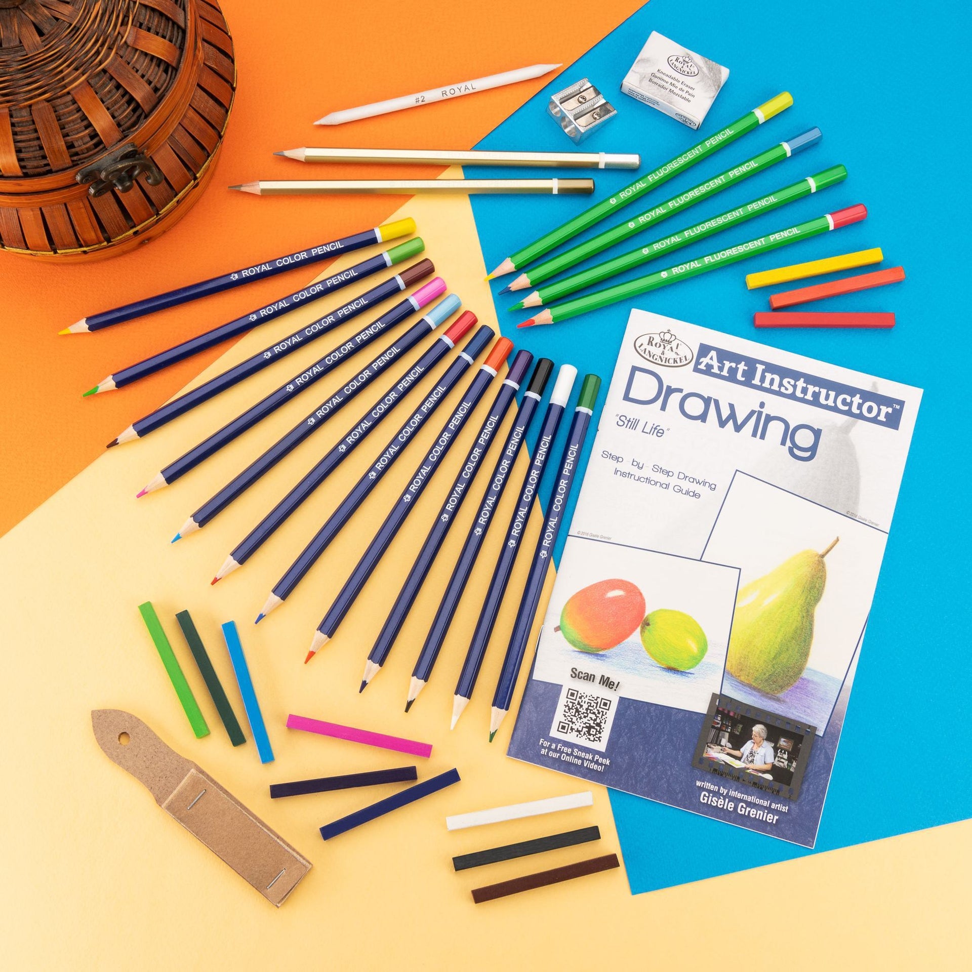 AIS-DRW3104 | Drawing Clearview Art Set - 36pc – Royal & Langnickel
