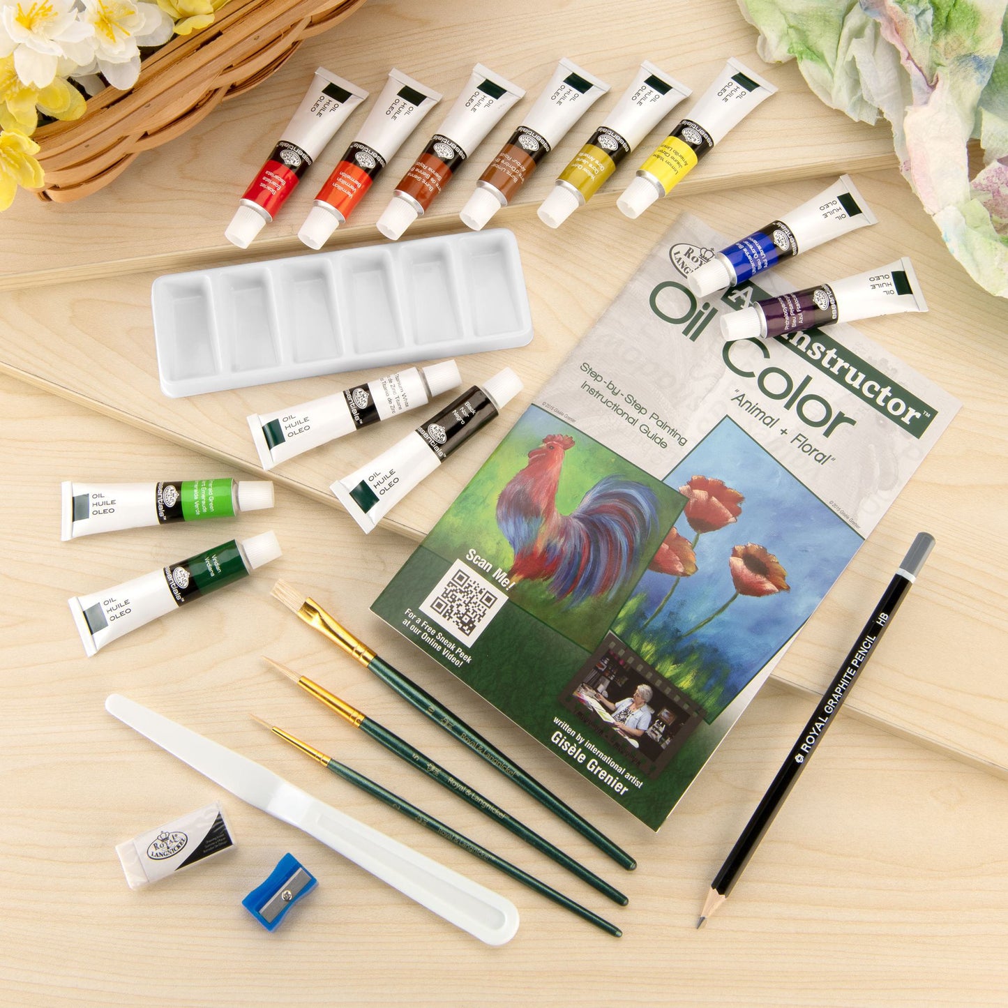 AIS-OIL3101 - Oil Clearview Art Set - 22pc glam 3