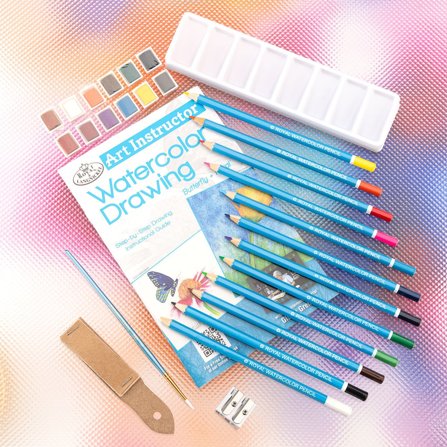 AIS-WPN3106 - Watercolor Drawing Clearview Art Set - 30pc glam 3