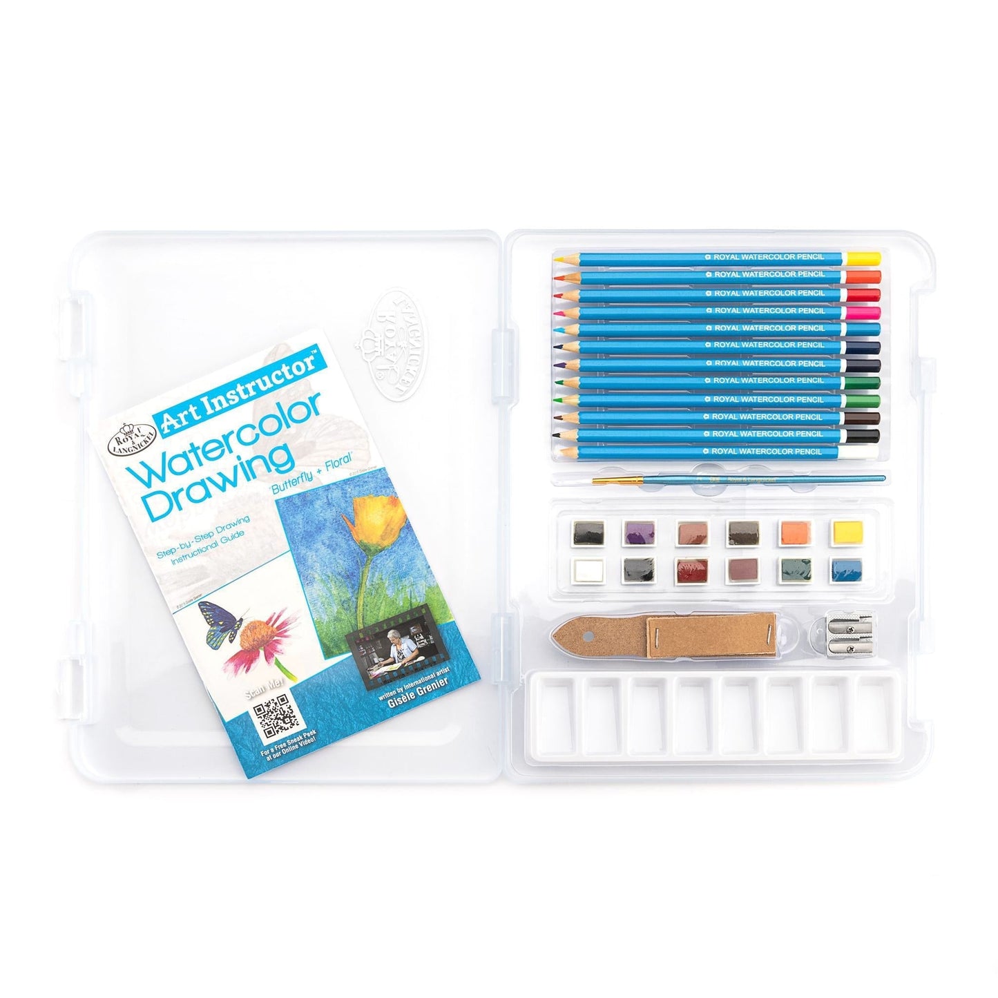 AIS-WPN3106 - Watercolor Drawing Clearview Art Set - 30pc glam 1