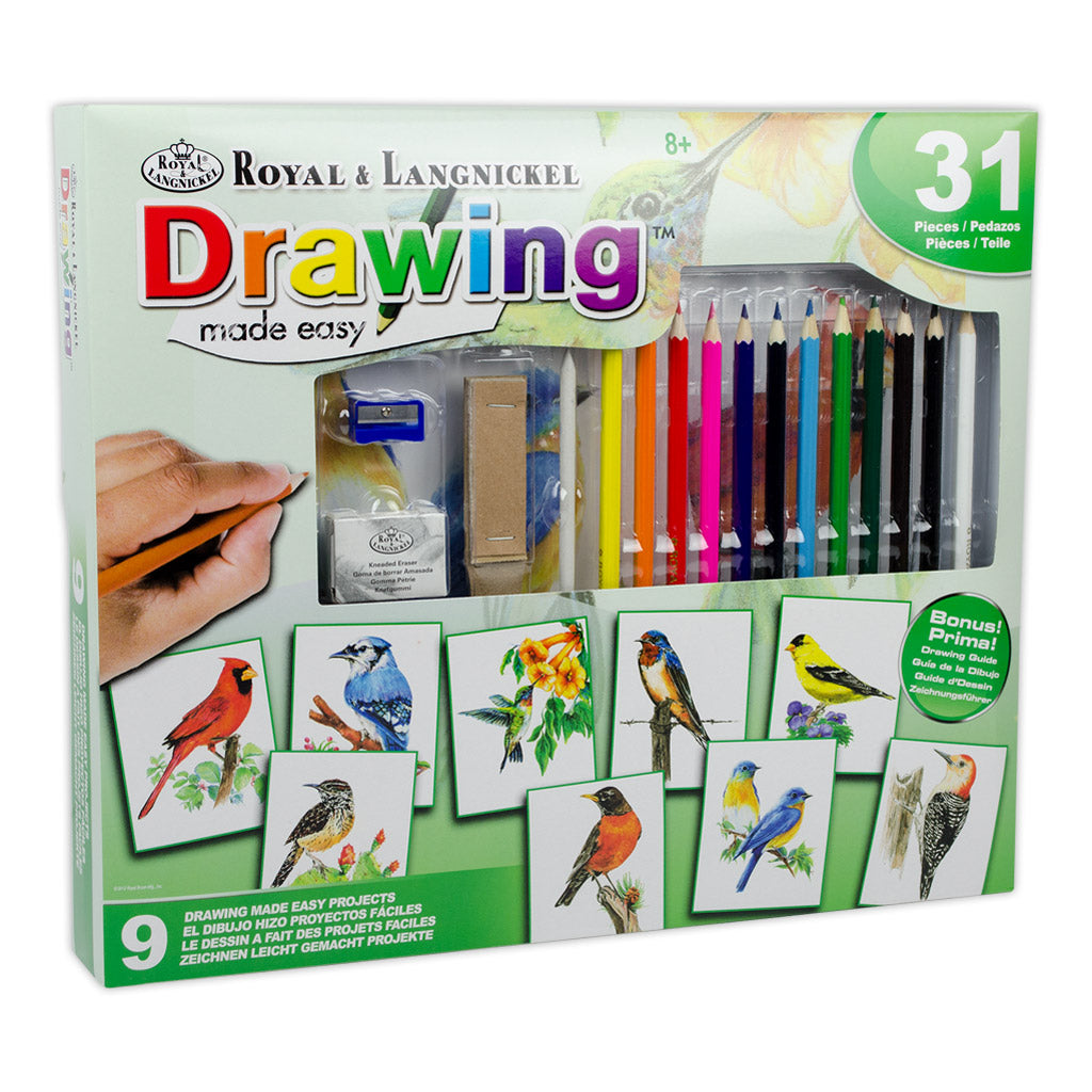 AME-101 - Drawing Made Easy™ Box Set 31pc 8" x 10" 9 Project Box Set