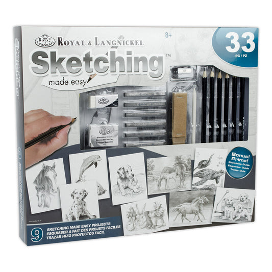 AME-111 - Sketching Made Easy™ Box Set 33pc 8" x 10" 9 Project Box Set