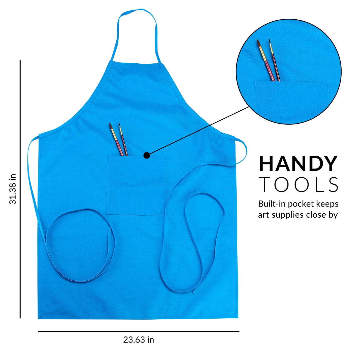 APRON-BLUE | Essentials™ Blue Artist Canvas Apron