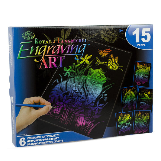 AVS-RAIN206 - Engraving Art™ 15pc 6 Project Rainbow Foil Box Set