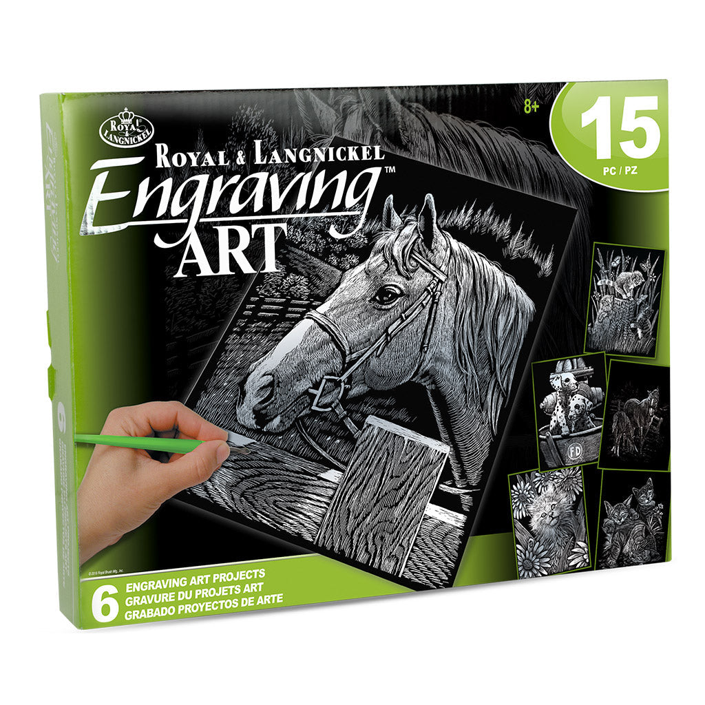 AVS-SIL205 - Engraving Art™ 15pc 6 Project Silver Foil Box Set