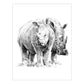 AVS-SME214 | Sketching Made Easy™ 21pc 8" x 10" Zoo Animals 4 Project Box Set