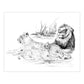 AVS-SME214 | Sketching Made Easy™ 21pc 8" x 10" Zoo Animals 4 Project Box Set