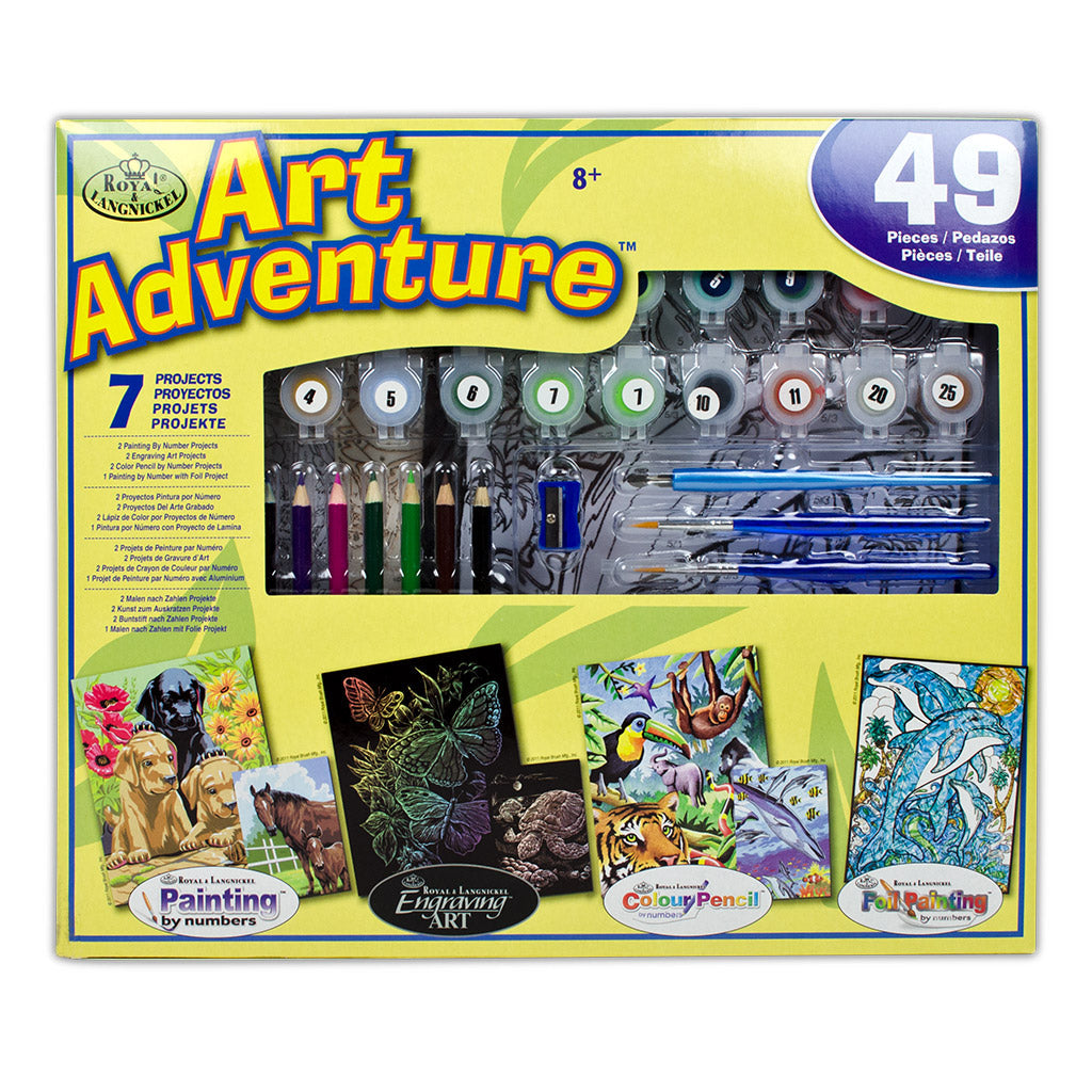 AVS-101 | Art Adventure® 48pc 9 Project Art Activities Variety Set