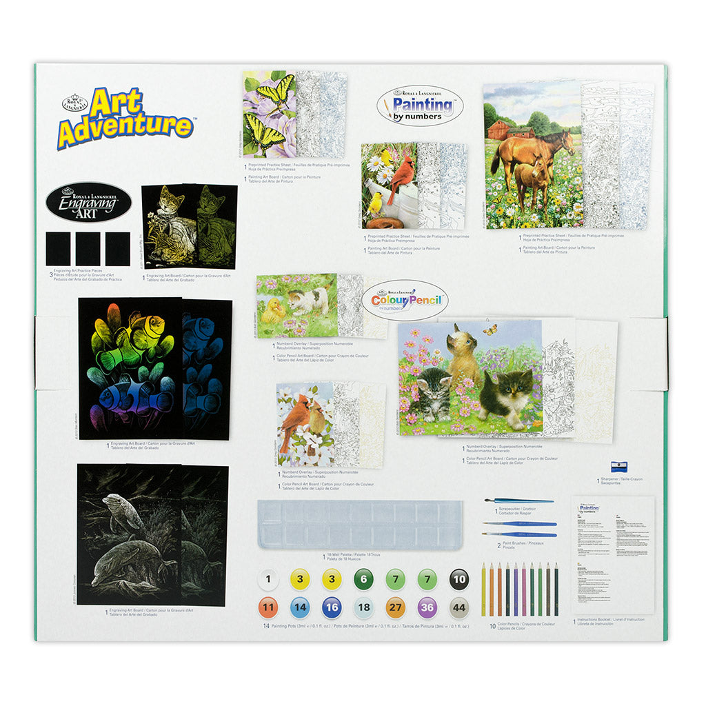 AVS-105 | Art Adventure® 48pc 9 Project Art Activities Variety Set