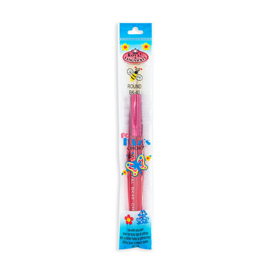 BK40 - Red Toddler Chubby Round Brush packaging front