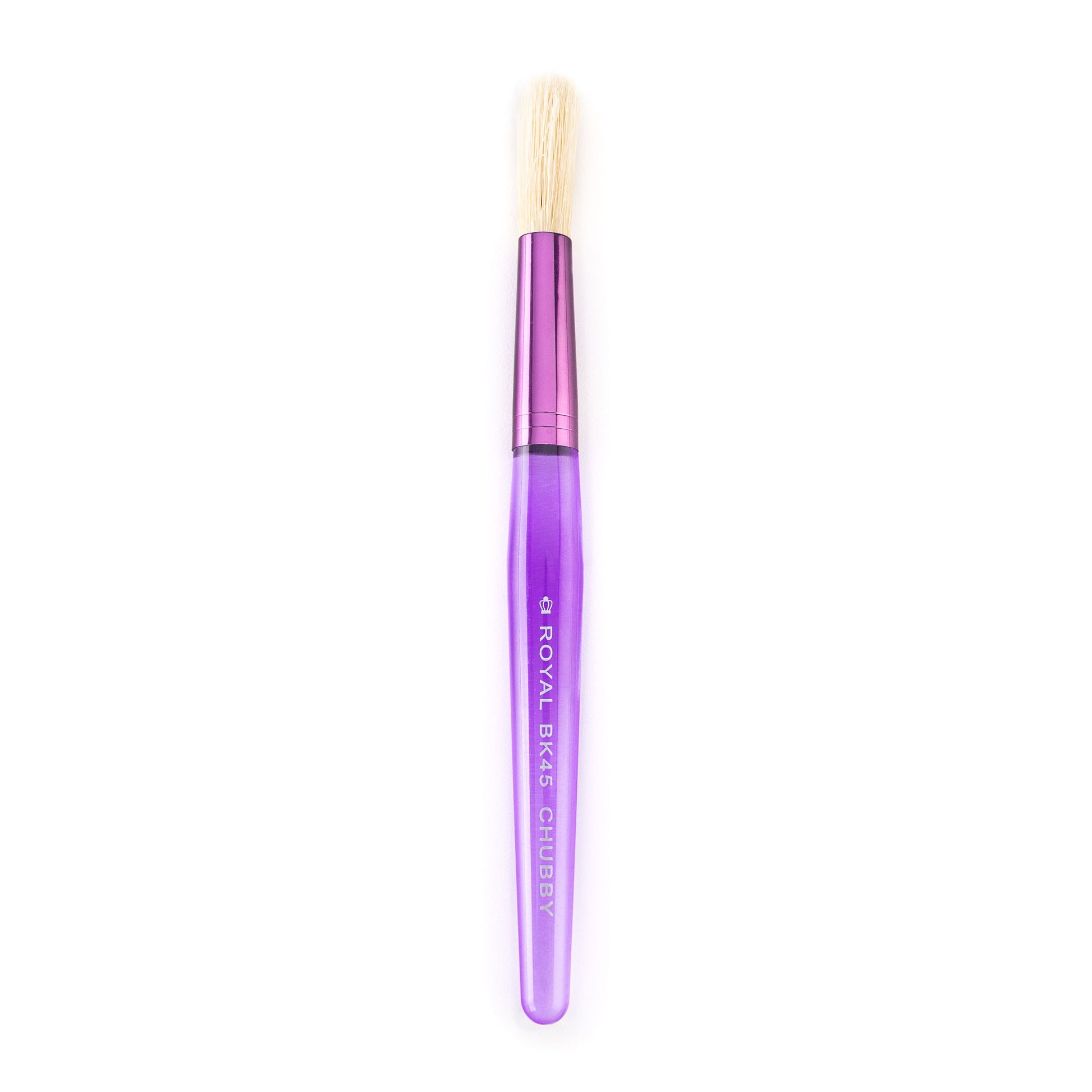 BK45 - Purple Toddler Chubby Round Brush