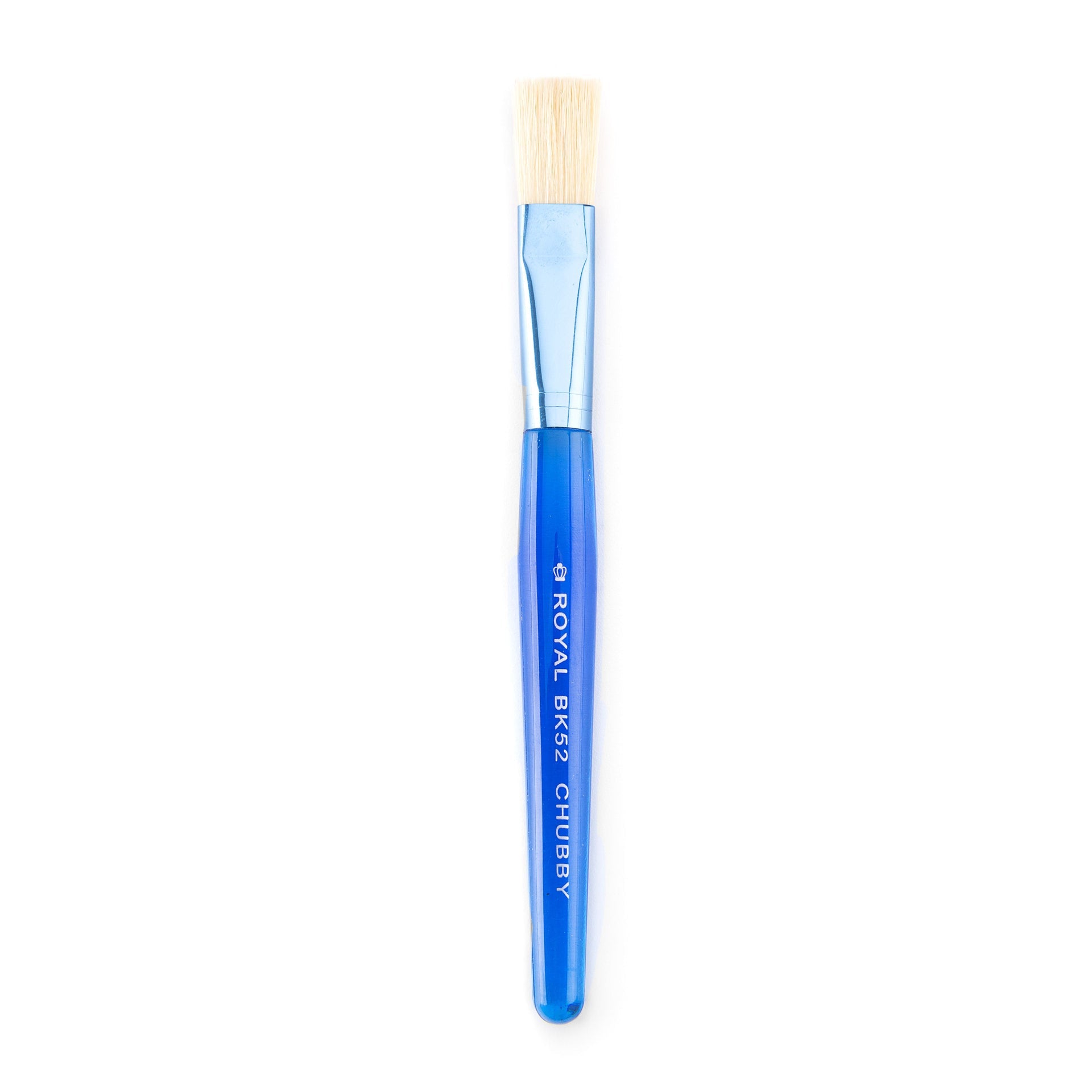 BK52 - Blue Toddler Chubby Flat Brush