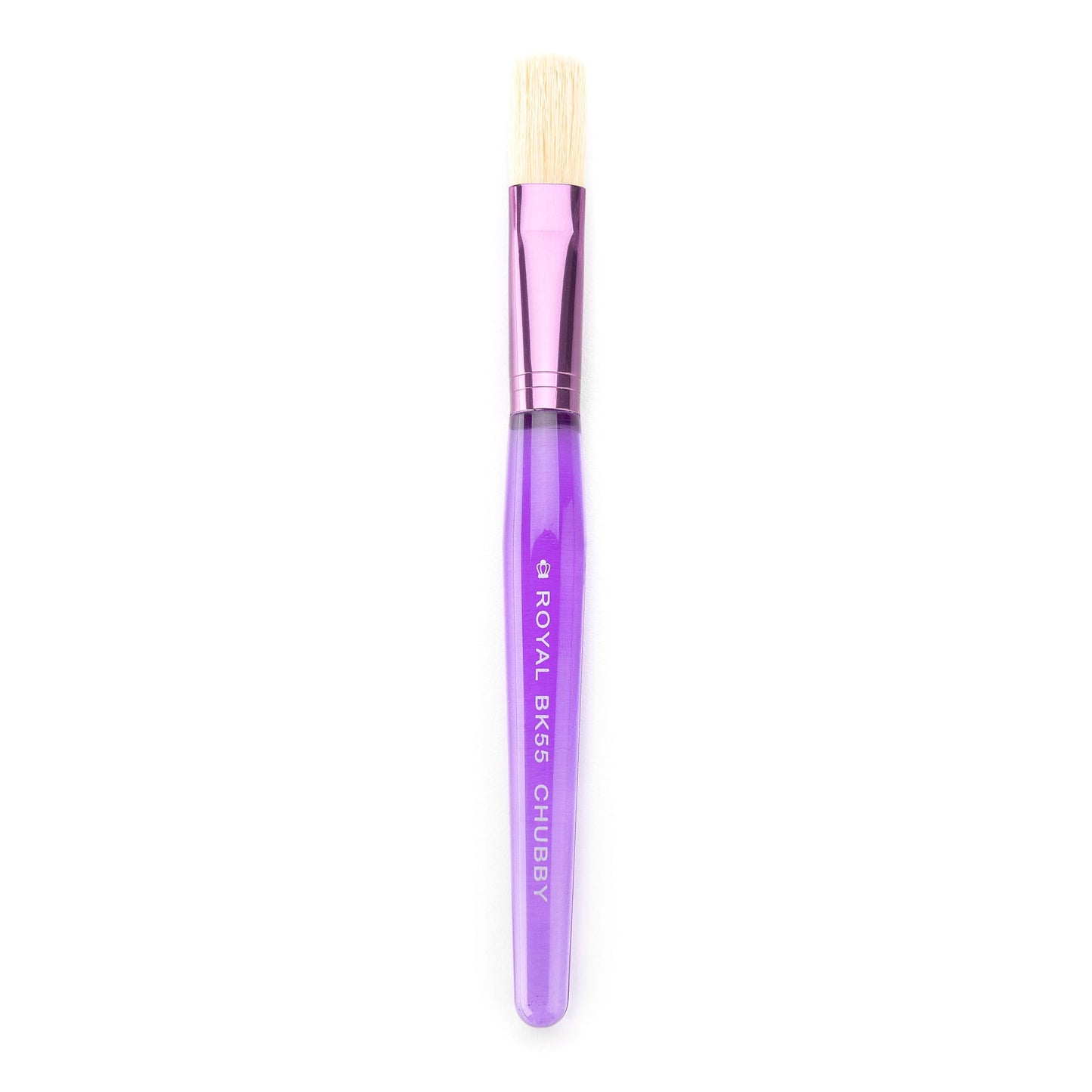 BK55 - Purple Toddler Chubby Flat Brush